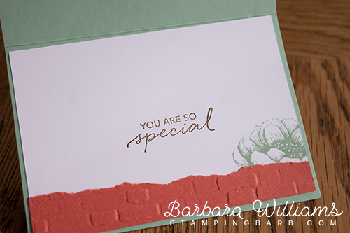 By Barabara Williams | Tasteful Touches Stampin' Up!